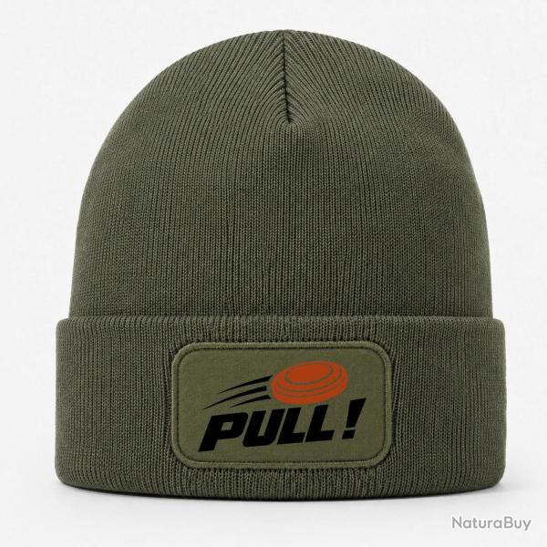 Bonnet Ball Trap - Pull ! - Plateau filant - Kaki / Noir et orange
