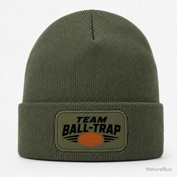 Bonnet Ball Trap - Team comp�tition - Blason plateau - Kaki / Noir et orange