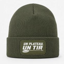 Bonnet Ball Trap - Un plateau, un tir - Trajectoire parfaite - Kaki / Blanc