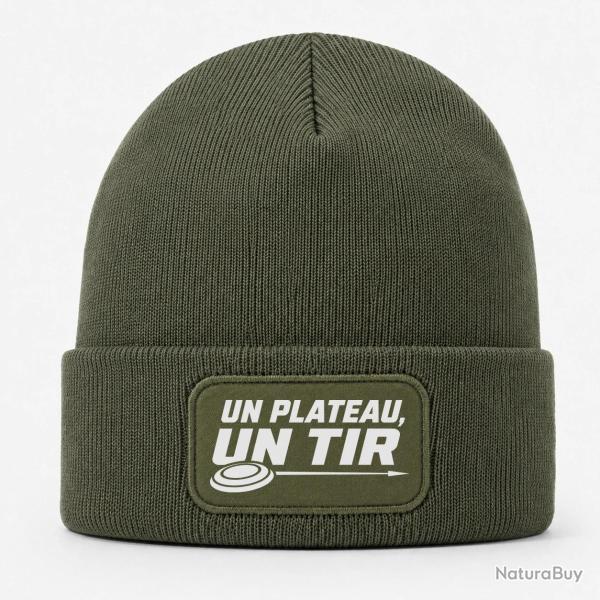 Bonnet Ball Trap - Un plateau, un tir - Trajectoire parfaite - Kaki / Blanc