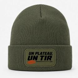 Bonnet Ball Trap - Un plateau, un tir - Trajectoire parfaite - Kaki / Noir et orange