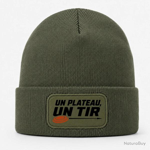 Bonnet Ball Trap - Un plateau, un tir - Trajectoire parfaite - Kaki / Noir et orange