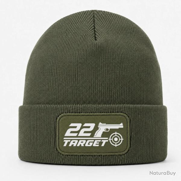 Bonnet Tir Sportif - .22 Target - Kaki / Blanc
