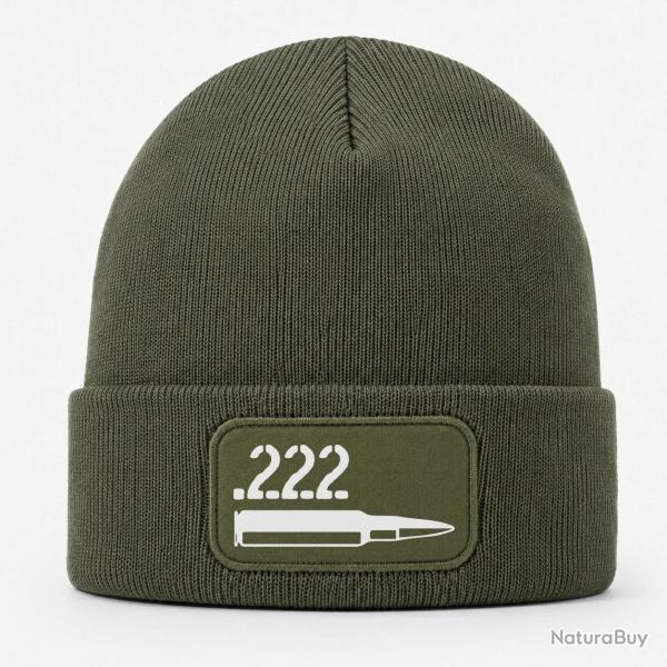 Bonnet Arme - Cartouche 222 rem - Kaki / Blanc