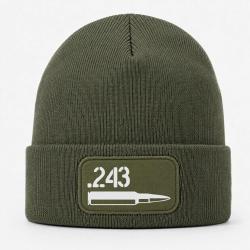 Bonnet Arme - Cartouche 243 win - Kaki / Blanc