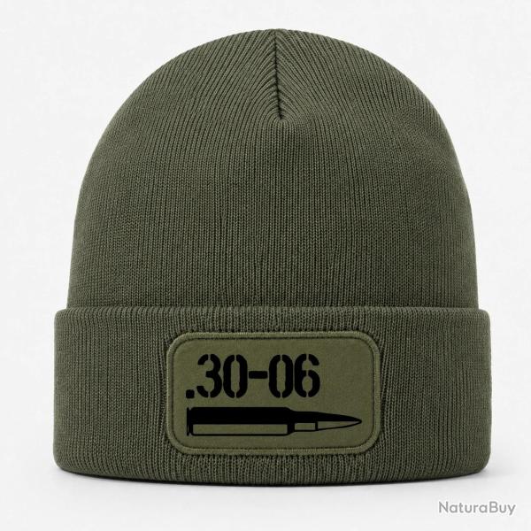 Bonnet Arme - Cartouche 30.06 - Kaki / Noir