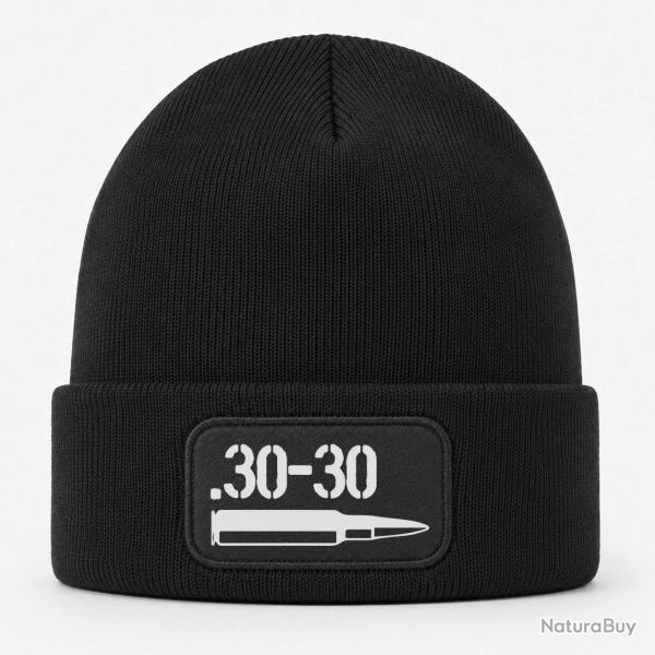 Bonnet Arme - Cartouche 30-30 - Noir