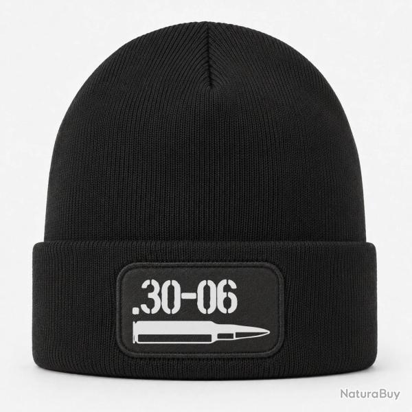 Bonnet Arme - Cartouche 30.06 - Noir