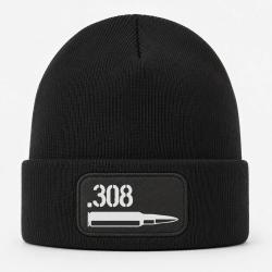 Bonnet Arme - Cartouche 308 Winchester - Noir