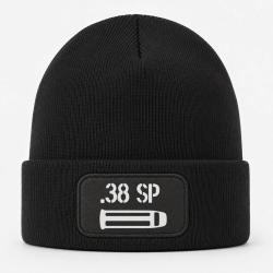 Bonnet Arme - Cartouche 38 Special - Noir