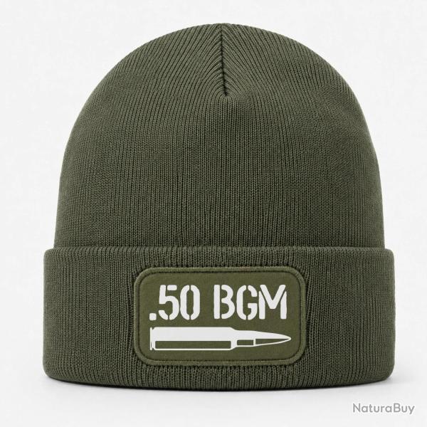 Bonnet Arme - Cartouche 50 BMG - Kaki / Blanc