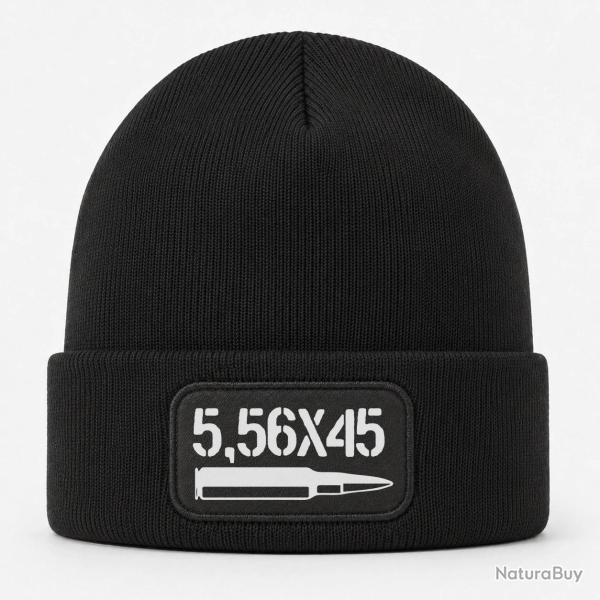 Bonnet Arme - Cartouche 5.56x45 - Noir