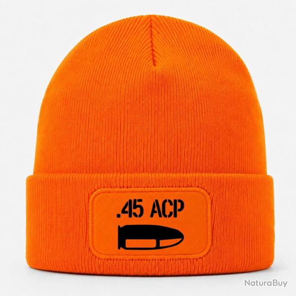 Bonnet Arme - Cartouche 45 ACP - Orange