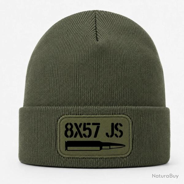 Bonnet Arme - Cartouche 8x57JS - Kaki / Noir