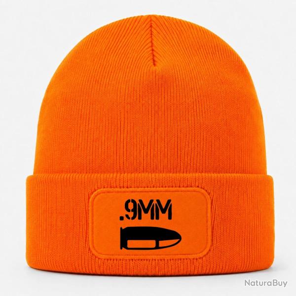 Bonnet Arme - Cartouche 9mm - Orange