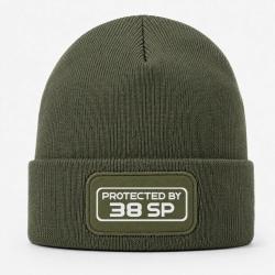 Bonnet Arme - Protected By 38 Special - Kaki / Blanc