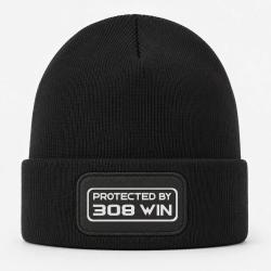 Bonnet Arme - Protected By 308 Winchester - Noir