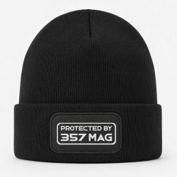 Bonnet Arme - Protected By 357 Magnum - Noir