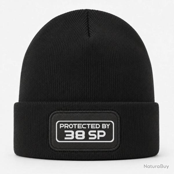 Bonnet Arme - Protected By 38 Special - Noir