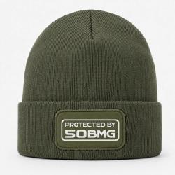 Bonnet Arme - Protected By 50 BMG - Kaki / Blanc