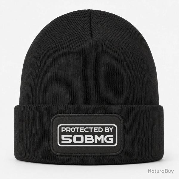 Bonnet Arme - Protected By 50 BMG - Noir