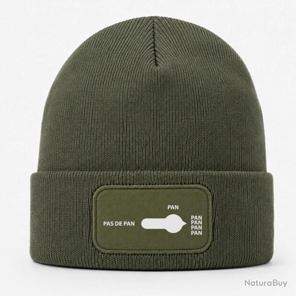 Bonnet Humour Tir Sportif - Pan - Kaki / Blanc