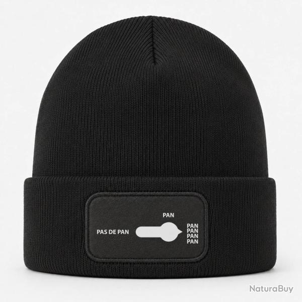 Bonnet Humour Tir Sportif - Pan - Noir