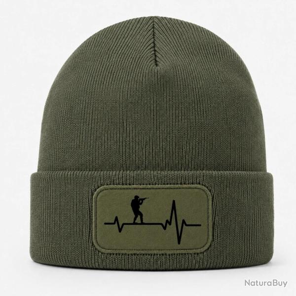 Bonnet Militaire - Battement de Coeur - Kaki / Noir