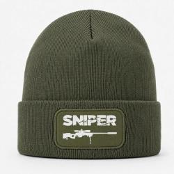 Bonnet Sniper - &Eacute;clat - Kaki / Blanc