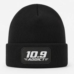 Bonnet Tir Sportif - 10.9 Addict - Typographie - Noir