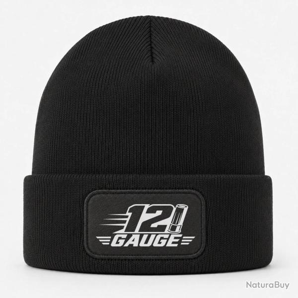 Bonnet Tir Sportif - 12 Gauge - Cartouche - Noir