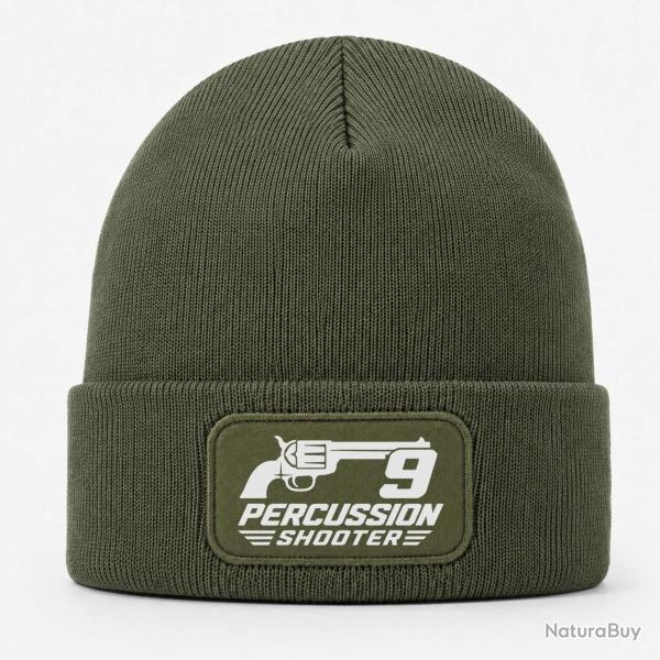 Bonnet Tir Sportif - 9 Percussion Shooter - Revolver - Kaki / Blanc