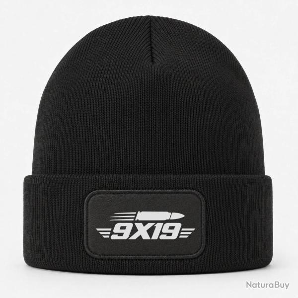 Bonnet Tir Sportif - 9x19 - Cartouche - Noir