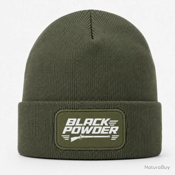 Bonnet Tir Sportif - Black Powder - Fusil � silex - Kaki / Blanc