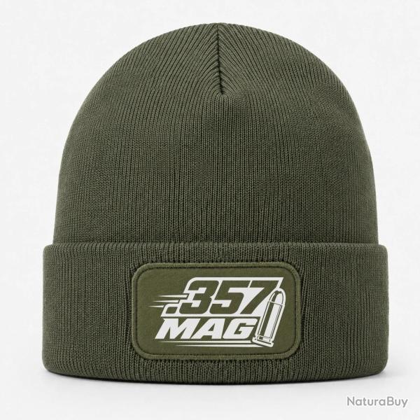 Bonnet Tir Sportif - Calibre .357 Mag - Kaki / Blanc