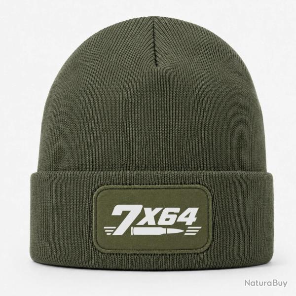 Bonnet Tir Sportif - Calibre 7x64 - Kaki / Blanc