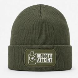 Bonnet Tir Sportif - Objectif atteint - Cible - Kaki / Blanc