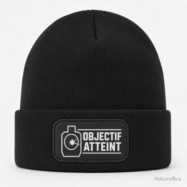 Bonnet Tir Sportif - Objectif atteint - Cible - Noir
