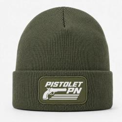 Bonnet Tir Sportif - Pistolet PN - Kaki / Blanc