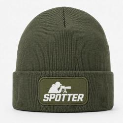 Bonnet Tir Sportif - Spotter - Tireur &agrave; la lunette - Kaki / Blanc