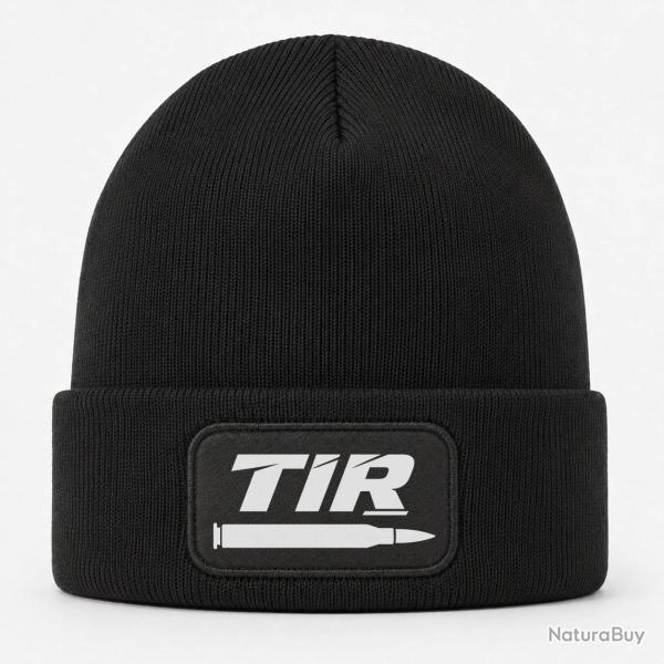Bonnet Tir Sportif - Tir longue distance - Cartouche - Noir