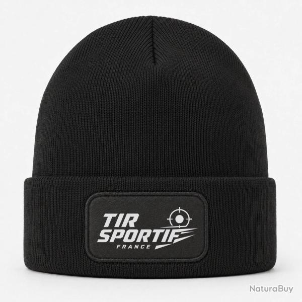 Bonnet Tir Sportif - Tir sportif France - Cible tricolore - Noir