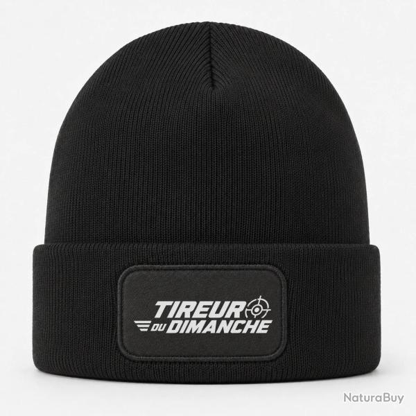 Bonnet Tir Sportif - Tireur du dimanche - Lettrage dynamique - Noir