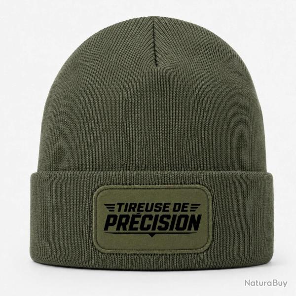 Bonnet Tir Sportif - Tireuse de pr�cision - Kaki / Noir