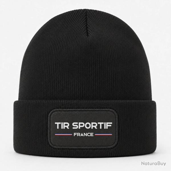 Bonnet Tir Sportif - Drapeau Fran�ais - Noir