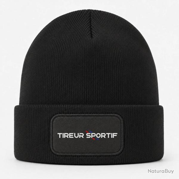 Bonnet Tireur Sportif - Drapeau Fran�ais - Noir