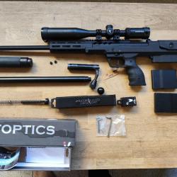 SRS Silverback reconfigur&eacute; + Canon 26" + Lunette VictOptics + Accessoires (&Eacute;tat Neuf)