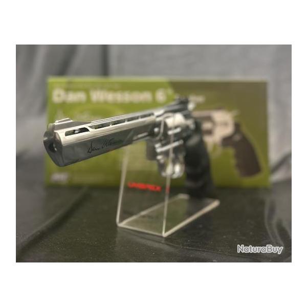 REVOLVER 6MM DAN WESSON 6'' CO2 SILVER