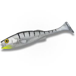 Leurre Souple K&Oslash;FI Perch Shad 14 cm - 3 pi&egrave;ces Chrome Tiger