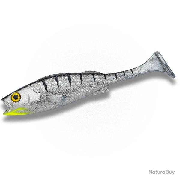 Leurre Souple K�FI Perch Shad 14 cm - 3 pi�ces Chrome Tiger